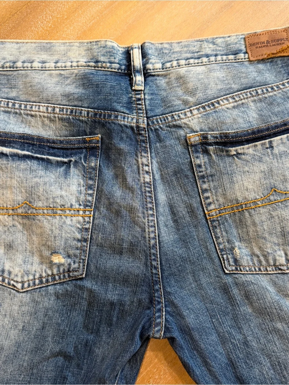 Ralph Lauren Denim & Supply distressed jeans -boyfriend style - Picture 3 of 8